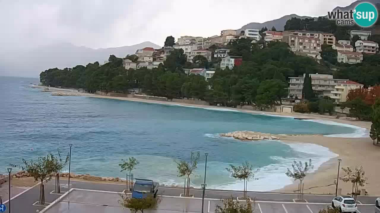 Baška Voda | webcam Podluka Strand