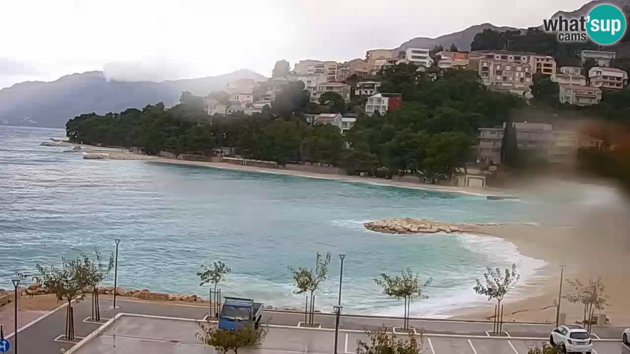 Baška Voda | webcam Podluka Strand