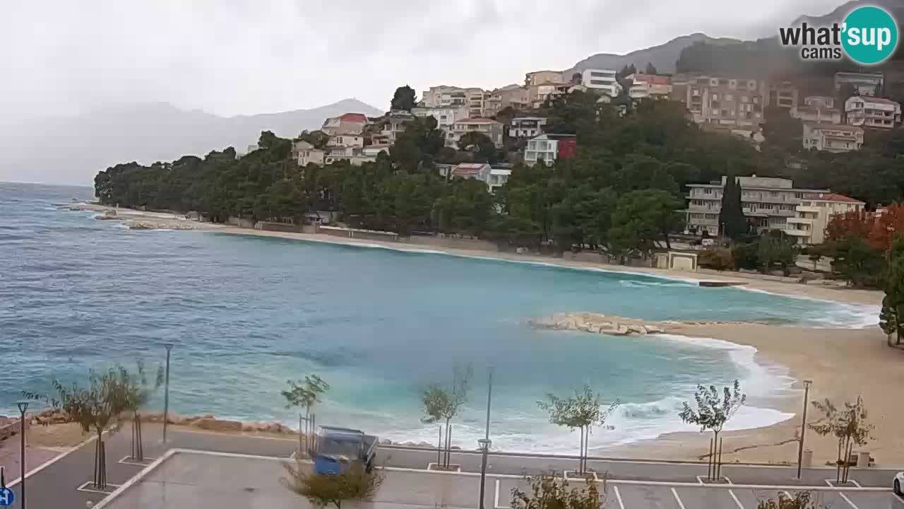 Baška Voda live | webcam spiaggia Podluka