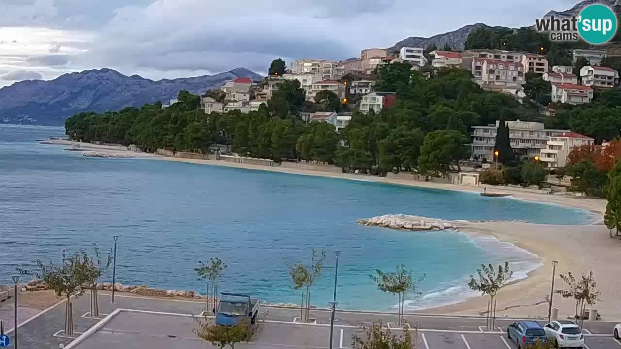 Baška Voda u živo | web kamera plaža Podluka