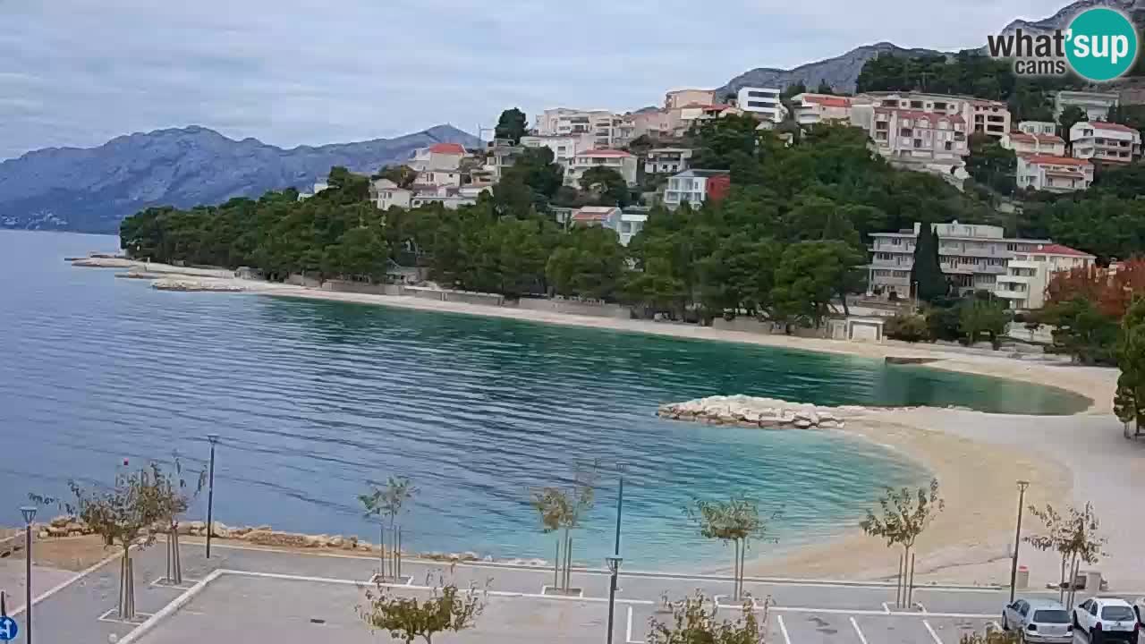 Baška Voda u živo | web kamera plaža Podluka