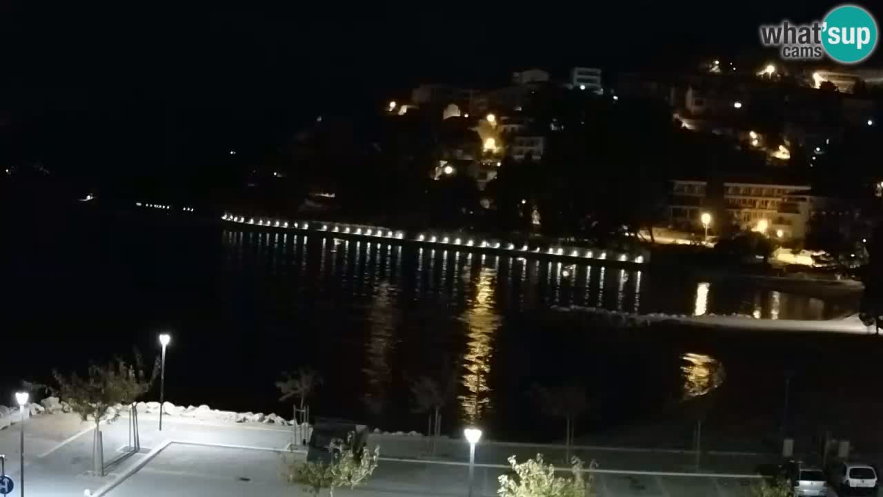 Baška Voda | webcam Podluka Strand