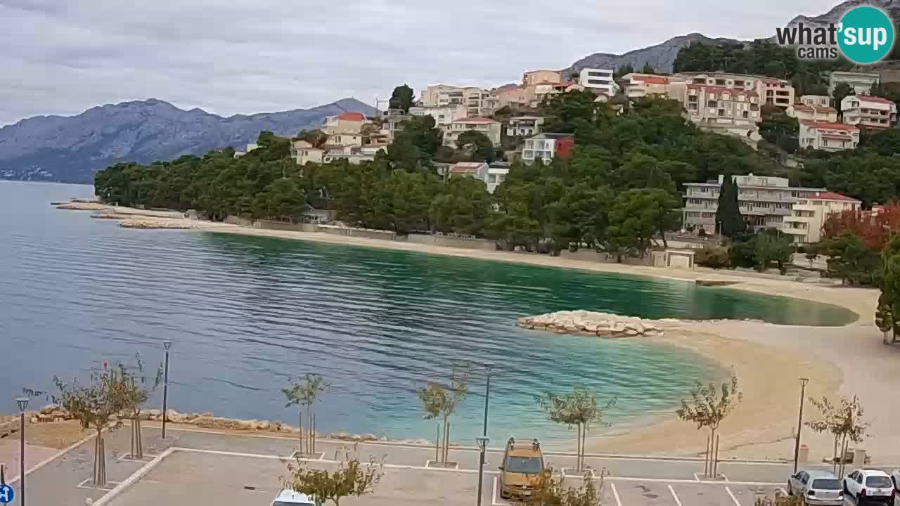 Baška Voda u živo | web kamera plaža Podluka