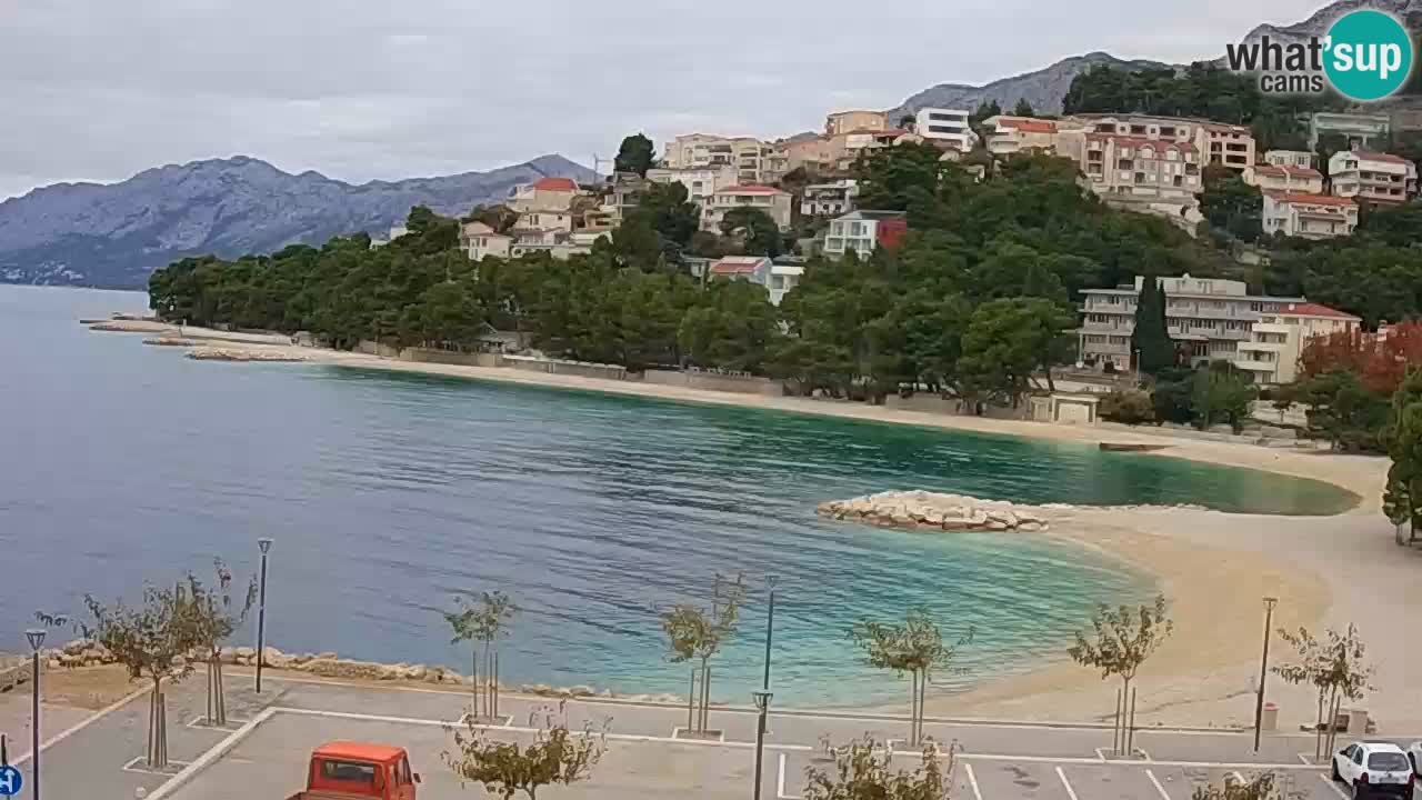 Baška Voda u živo | web kamera plaža Podluka