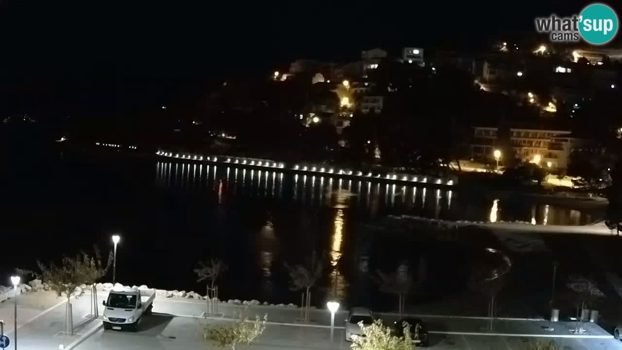 Baška Voda | webcam Podluka Strand