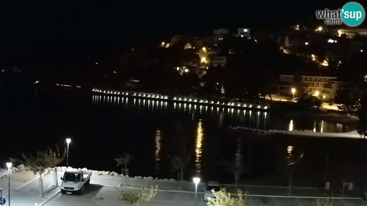 Baška Voda live | webcam spiaggia Podluka