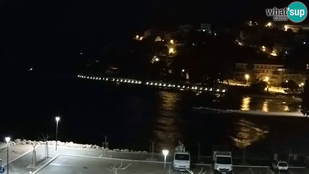 Baška Voda | webcam Podluka Strand