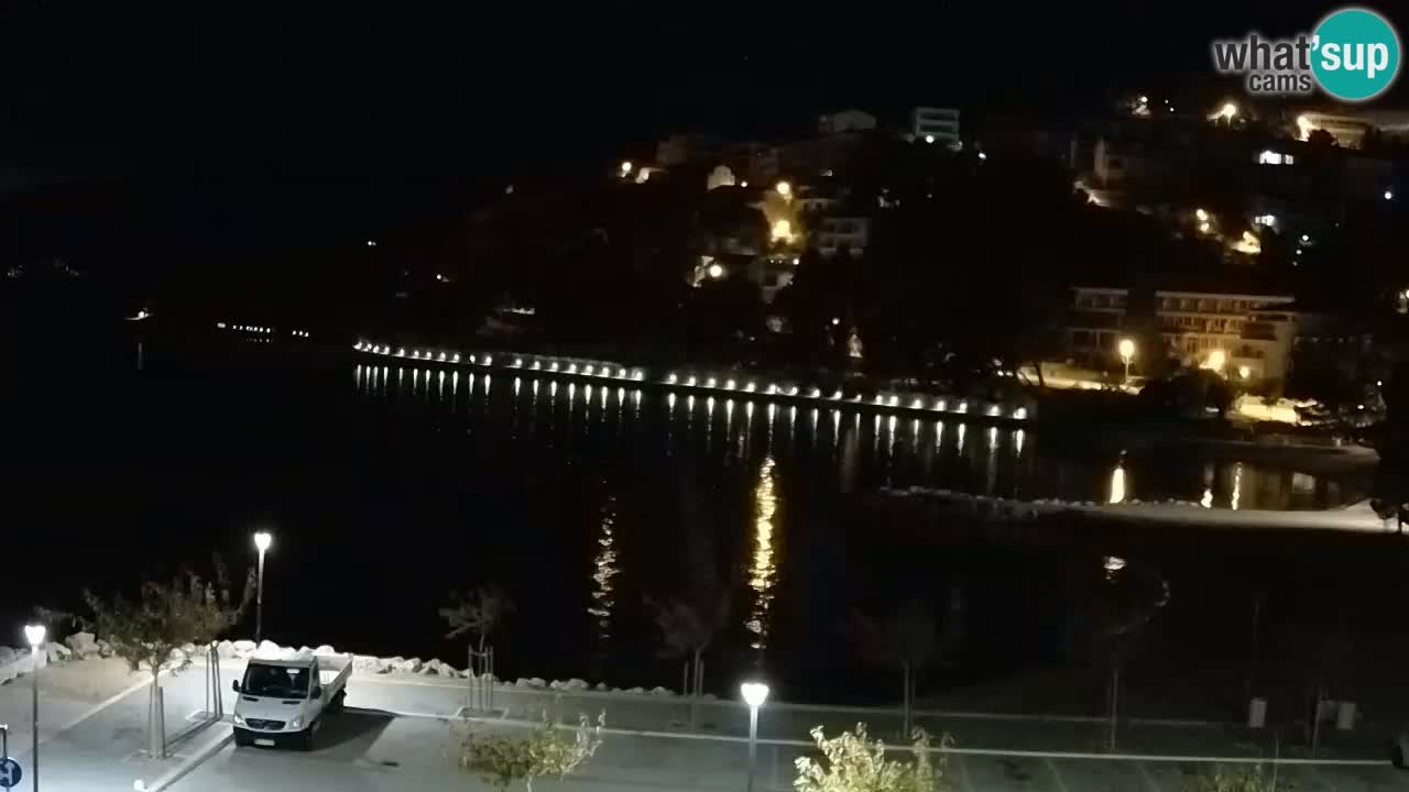 Baška Voda | webcam Podluka Strand