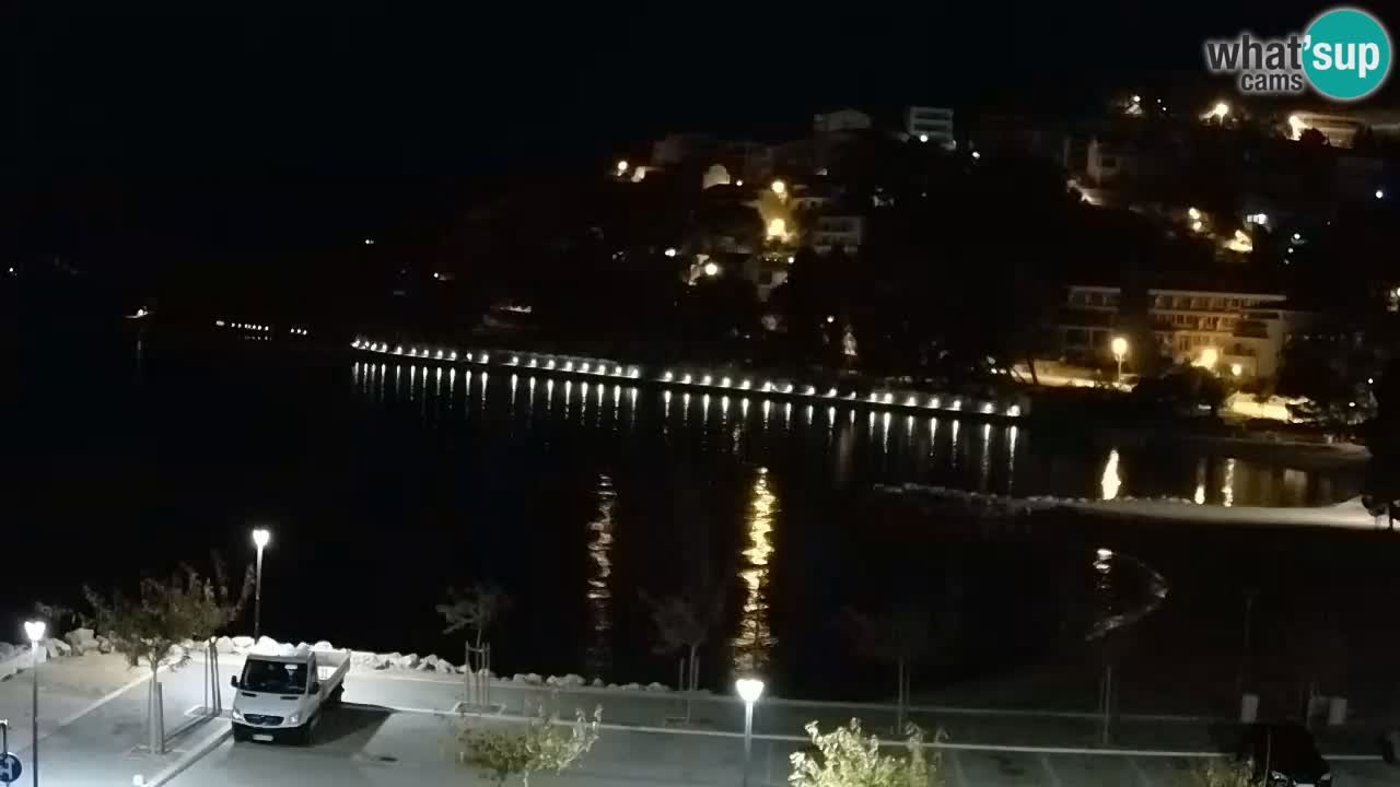 Baška Voda live | webcam spiaggia Podluka