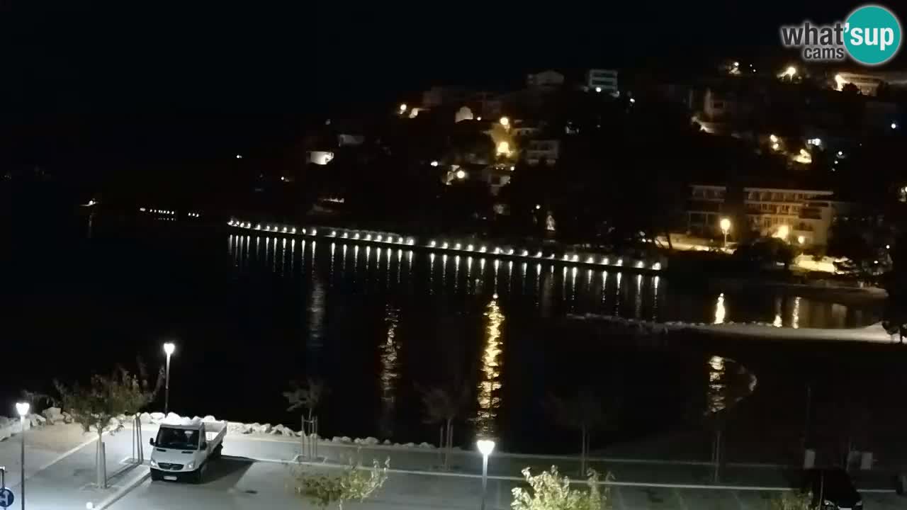 Baška Voda | webcam Podluka Strand