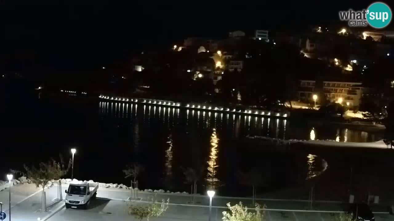 Baška Voda live | webcam spiaggia Podluka