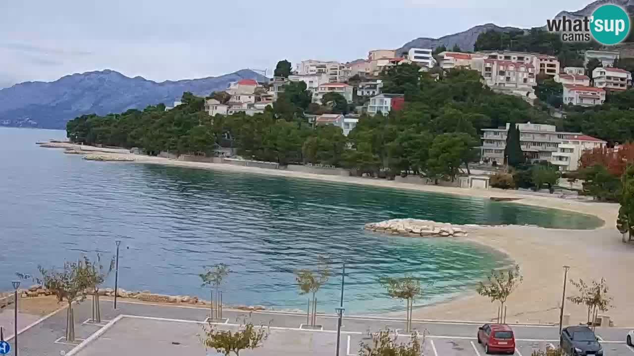 Baška Voda live | webcam spiaggia Podluka