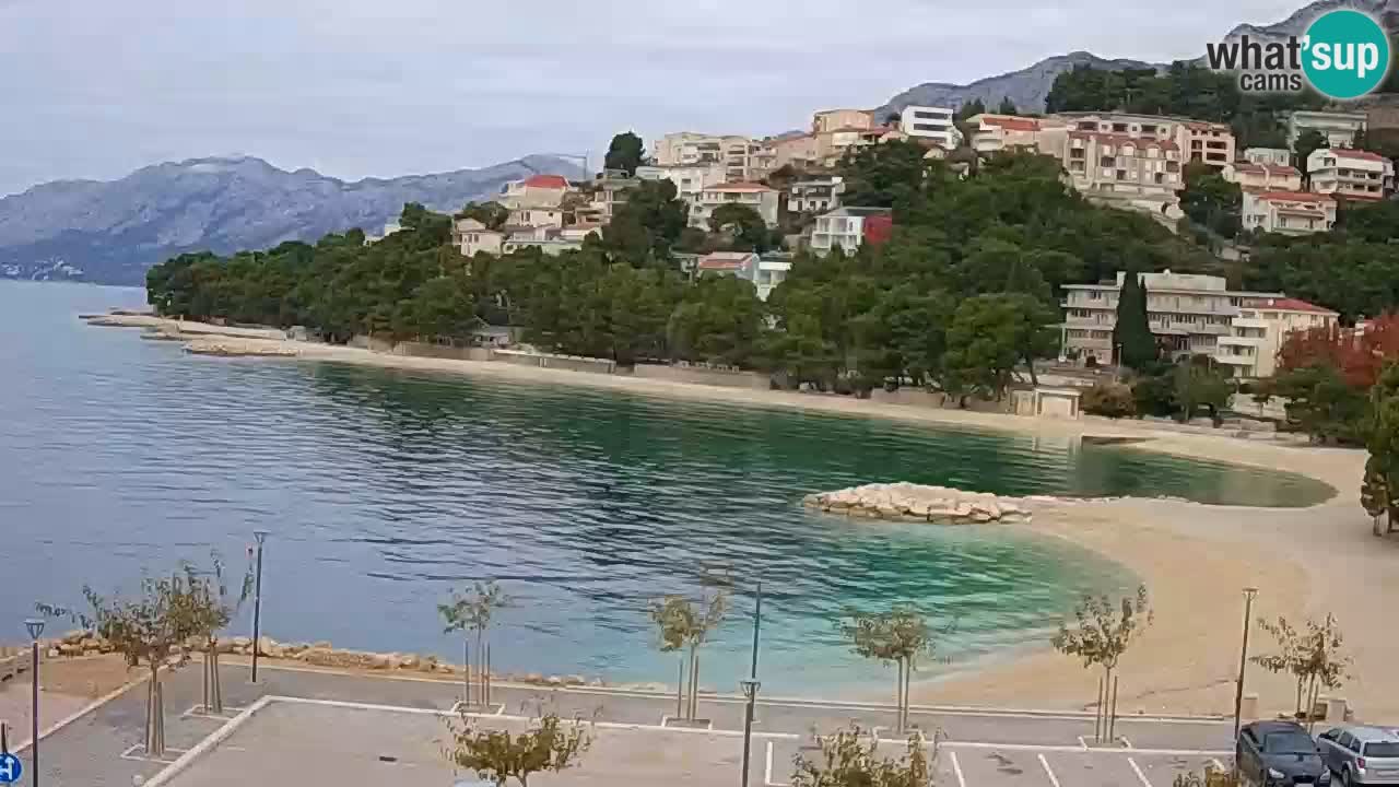 Baška Voda live | webcam spiaggia Podluka