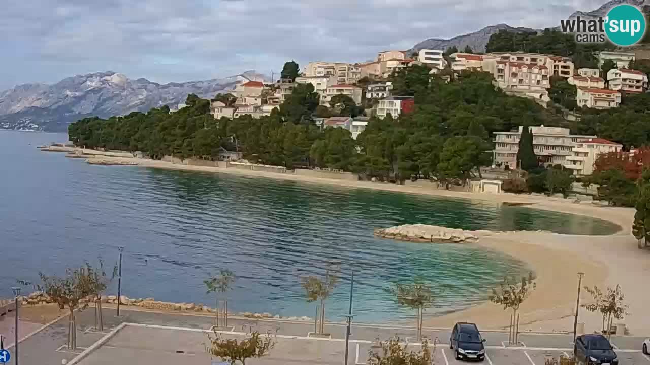 Baška Voda u živo | web kamera plaža Podluka