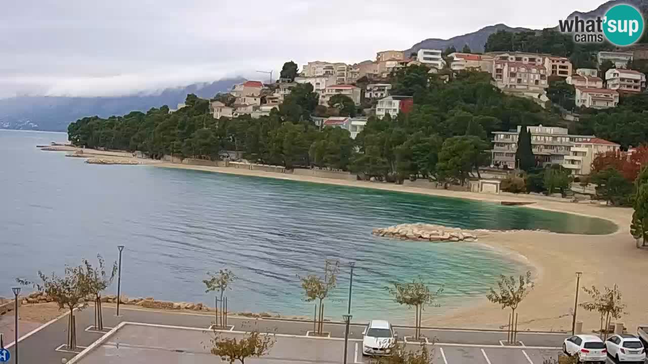 Baška Voda u živo | web kamera plaža Podluka