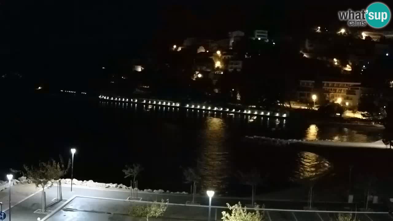 Baška Voda | webcam Podluka Strand