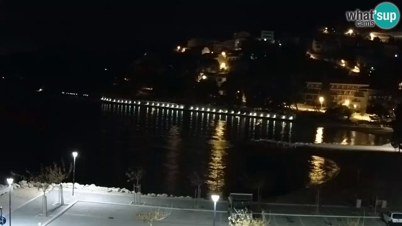 Baška Voda | webcam Podluka Strand