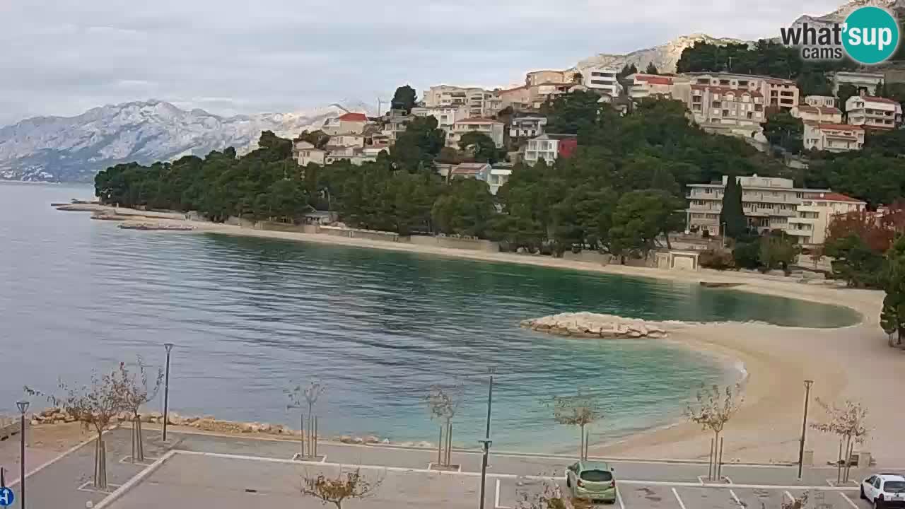 Baška Voda live | webcam spiaggia Podluka