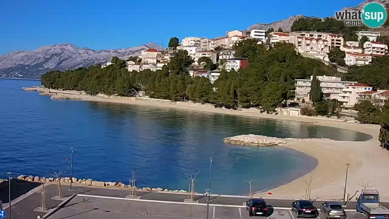 Baška Voda | Podluka beach webcam