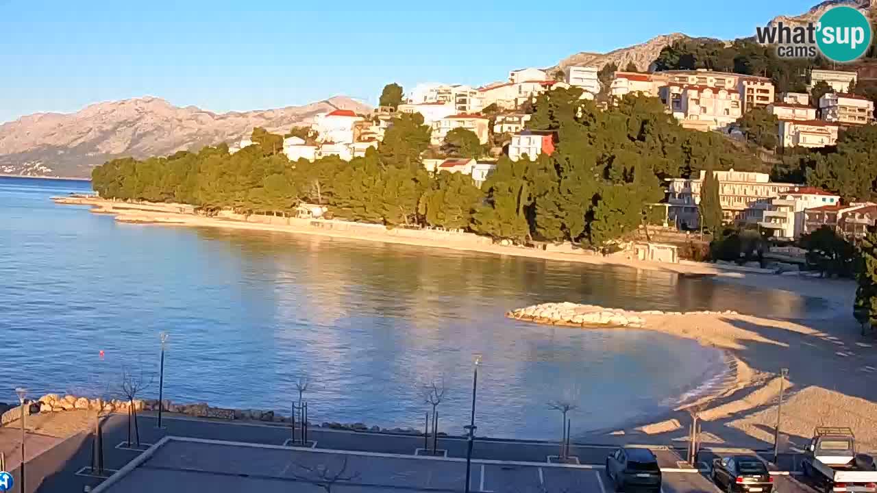 Baška Voda | Podluka beach webcam