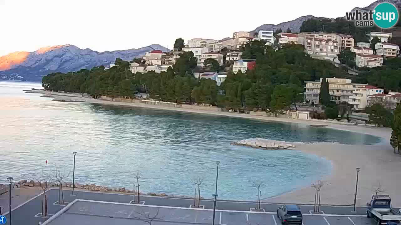 Baška Voda | Podluka beach webcam