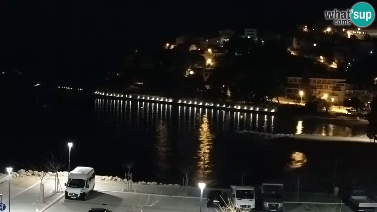 Baška Voda live | webcam spiaggia Podluka