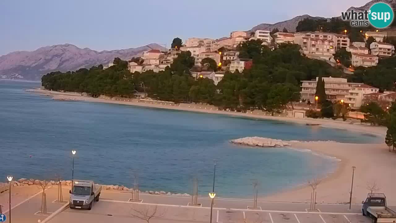 Baška Voda webcam – Podluka strand