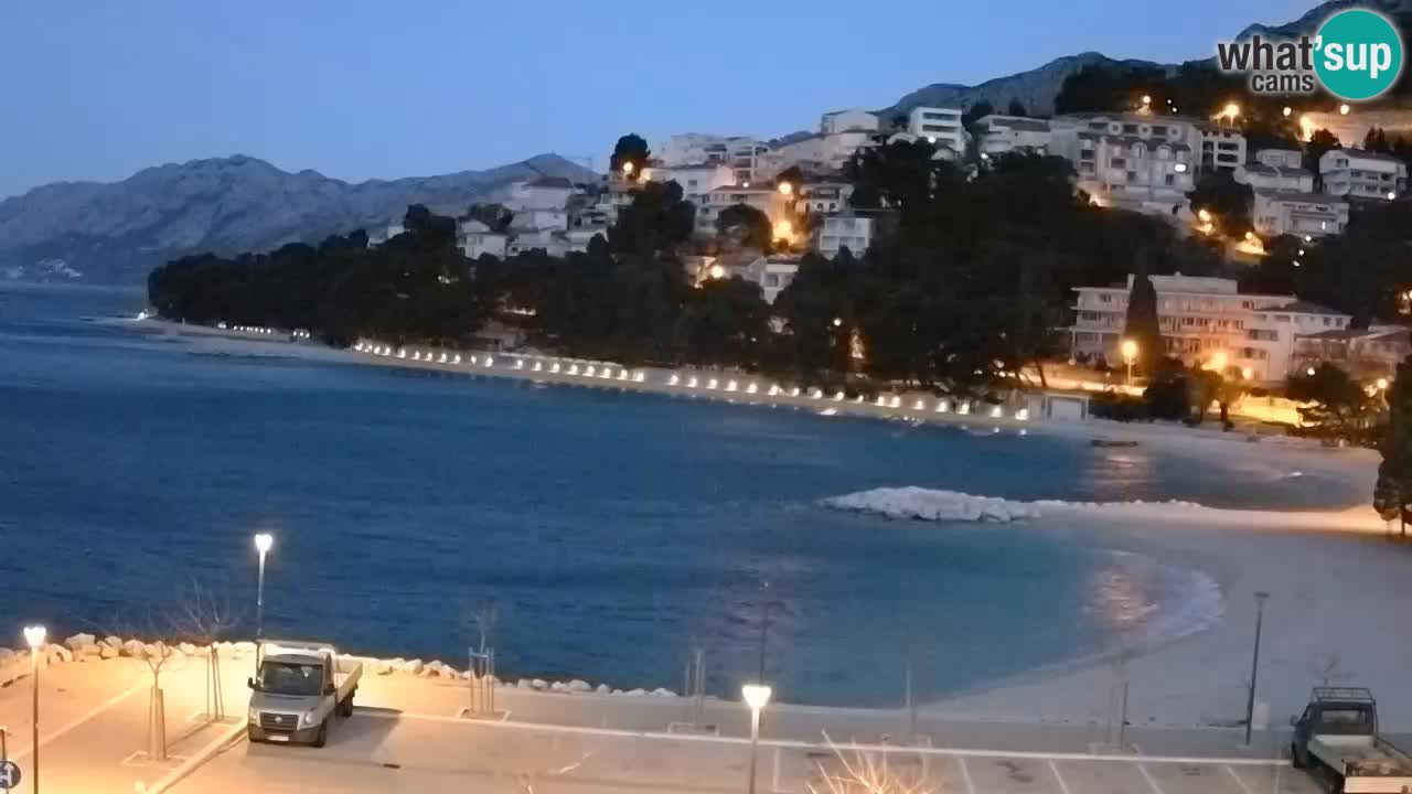 Baška Voda webcam – Podluka beach