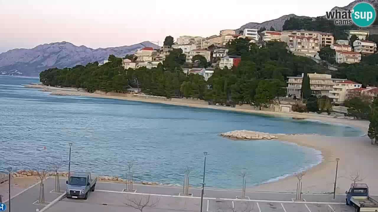 Baška Voda webcam – Podluka beach