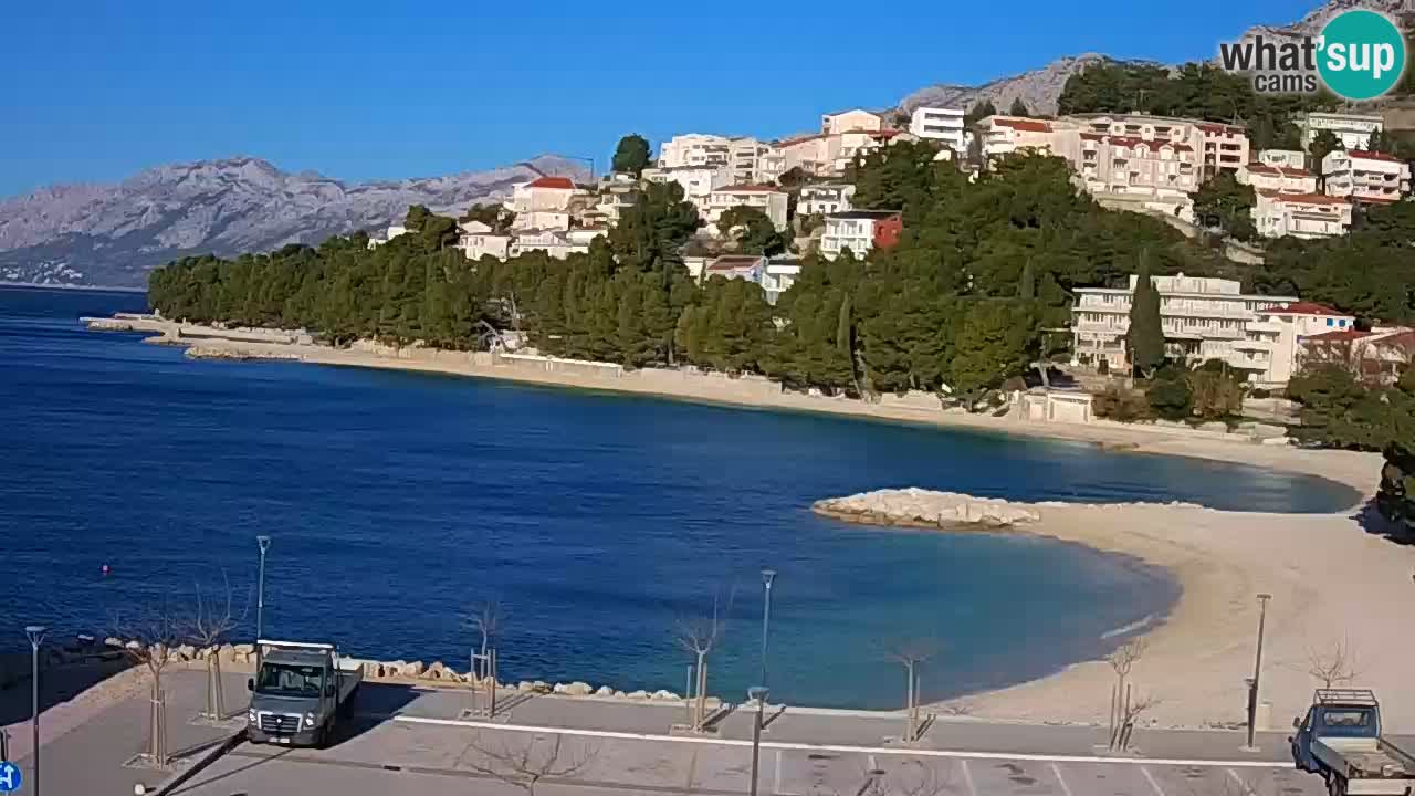 Baška Voda webcam – Podluka beach