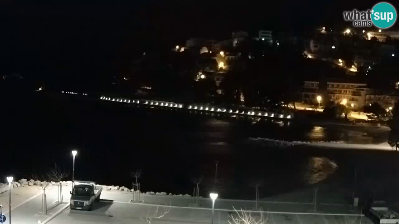 Baška Voda webcam – Podluka strand