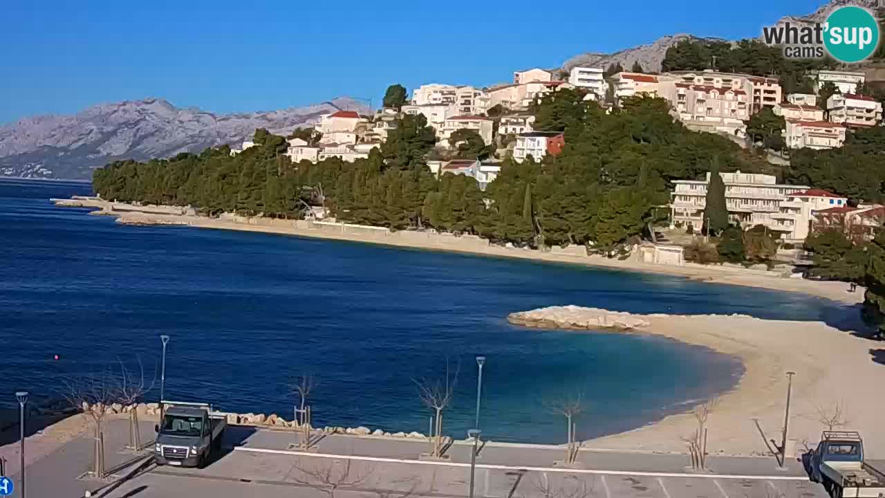 Baška Voda webcam – Podluka beach