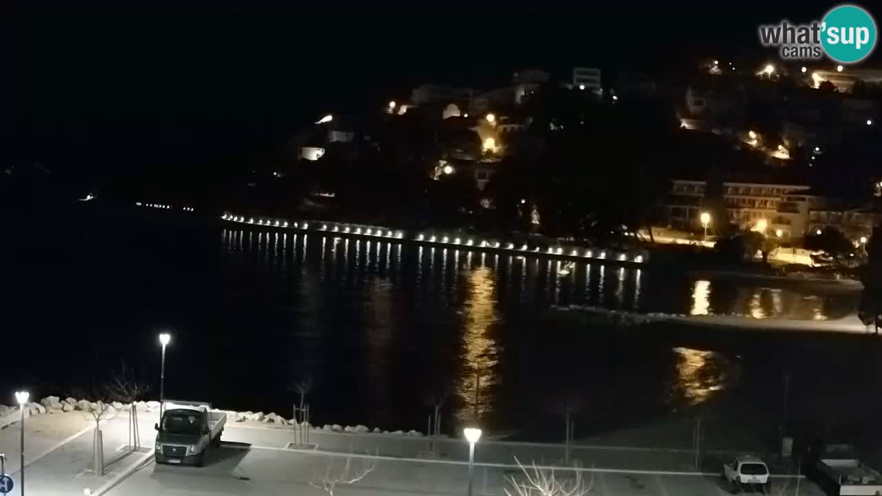 Baška Voda | webcam Podluka Strand