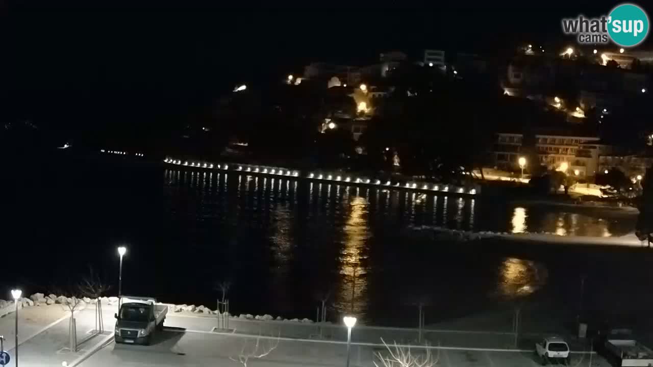 Baška Voda | Podluka beach webcam