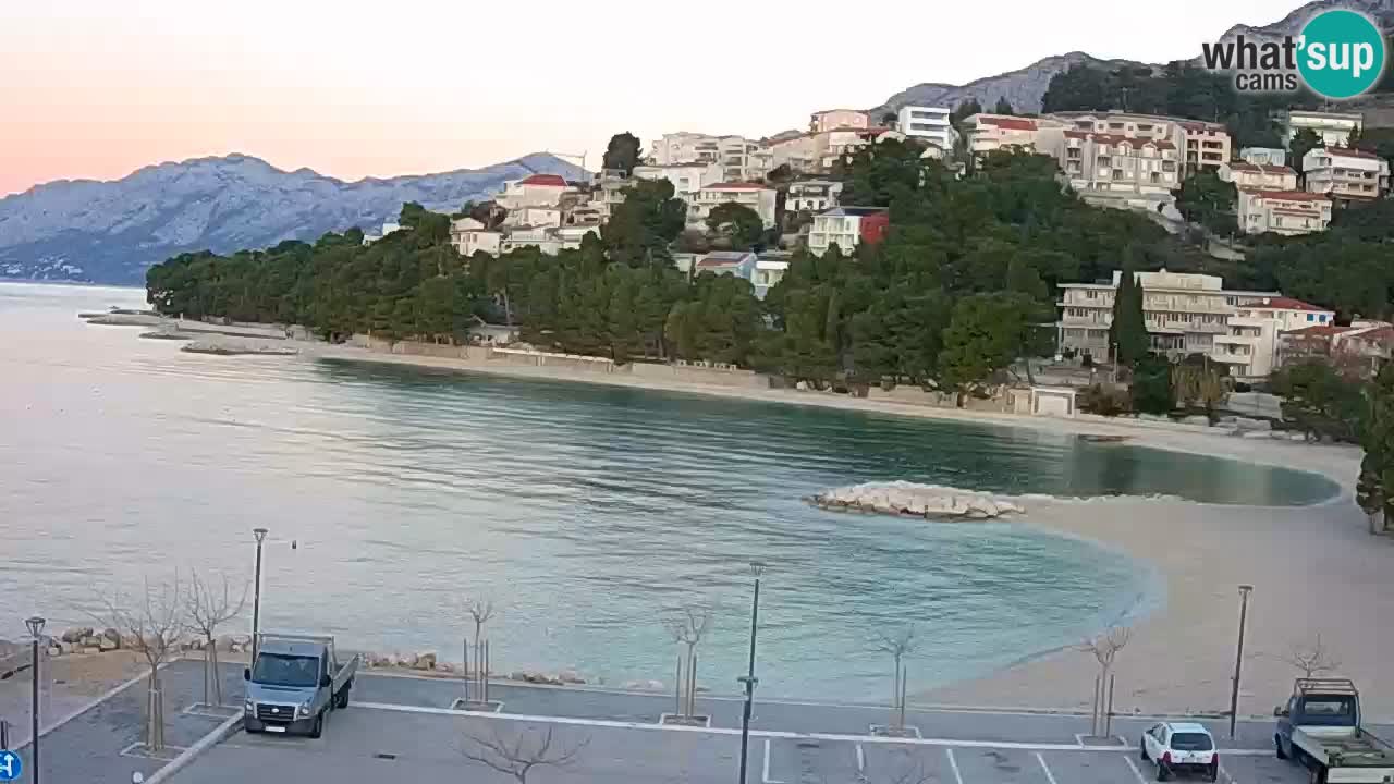 Baška Voda | Podluka beach webcam