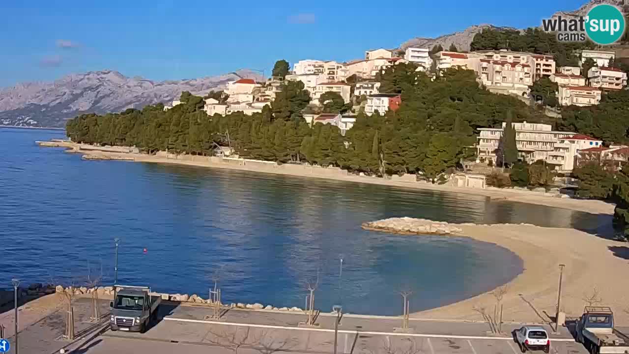 Baška Voda | Podluka beach webcam