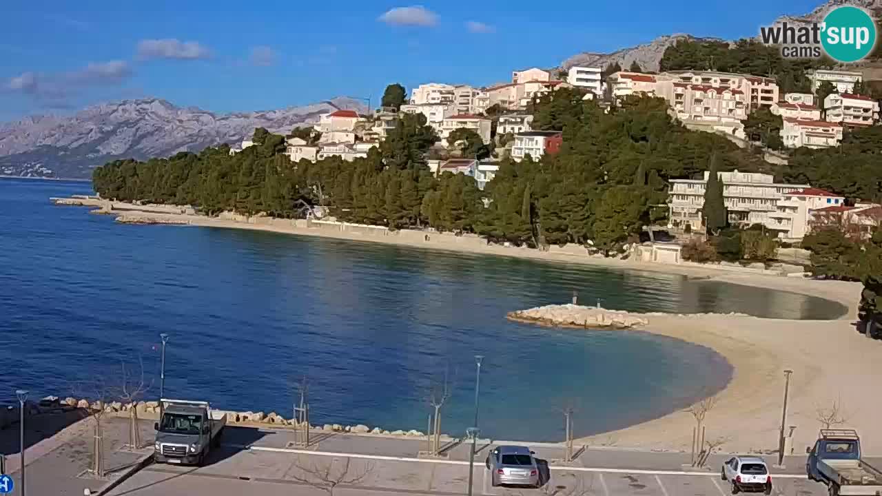 Baška Voda | webcam Podluka Strand