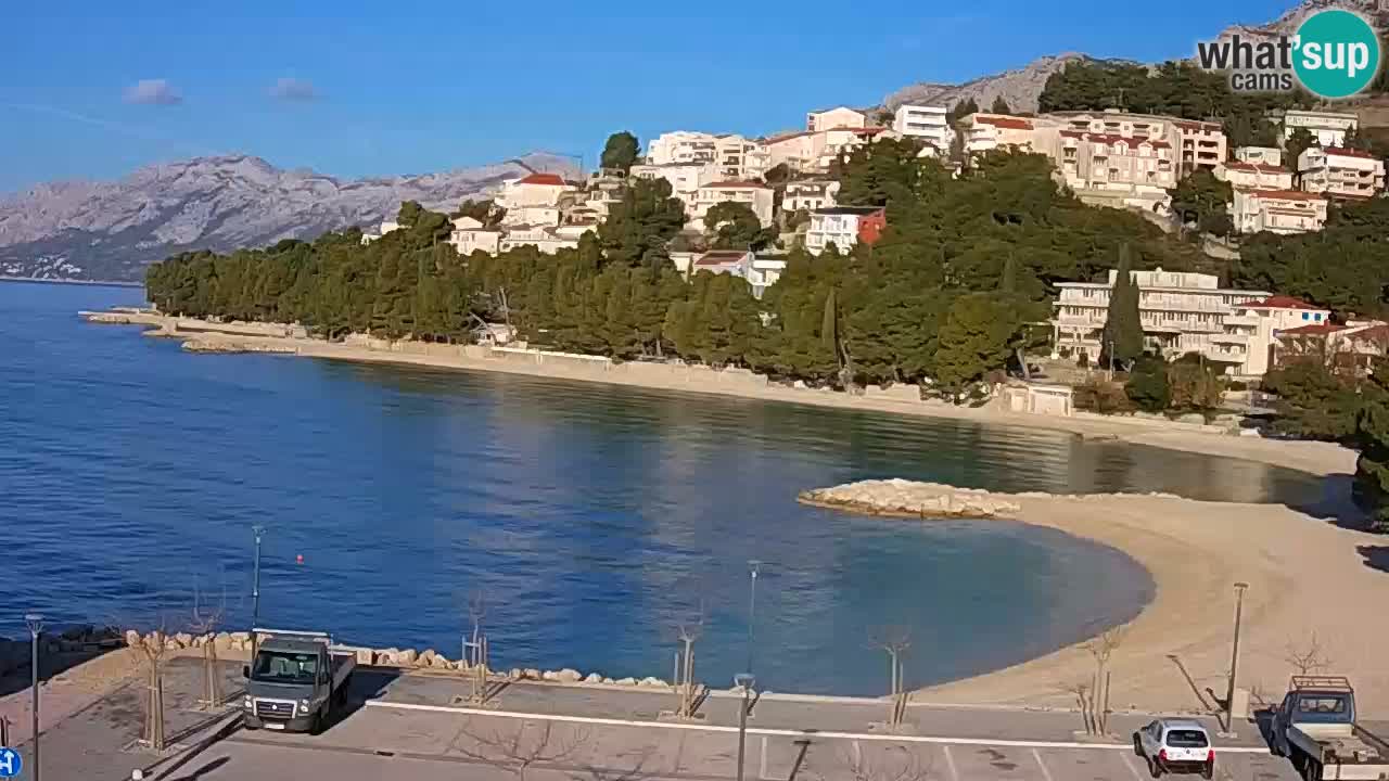 Baška Voda | Podluka beach webcam