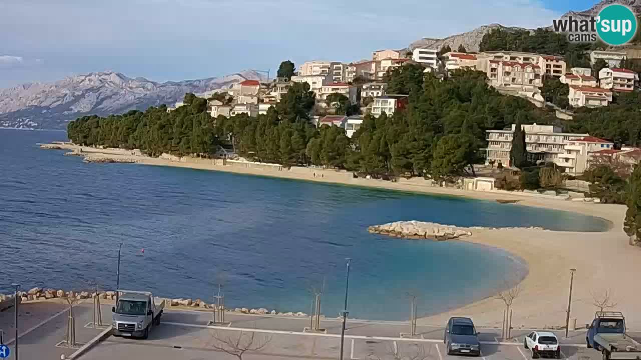 Baška Voda | Podluka beach webcam