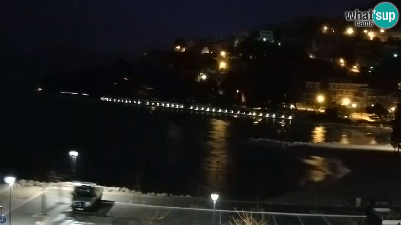 Baška Voda livecam plage Podluka