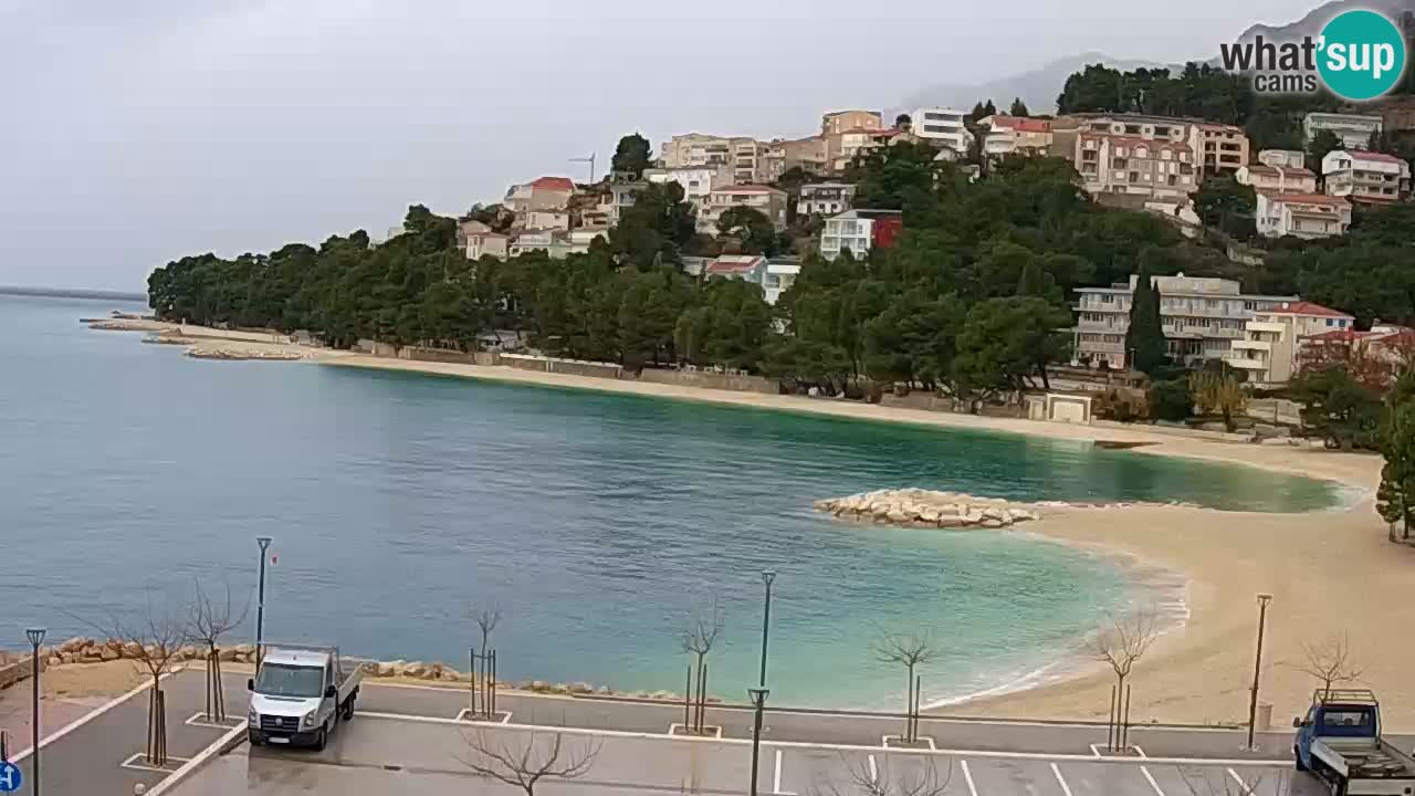 Baška Voda | Podluka beach webcam