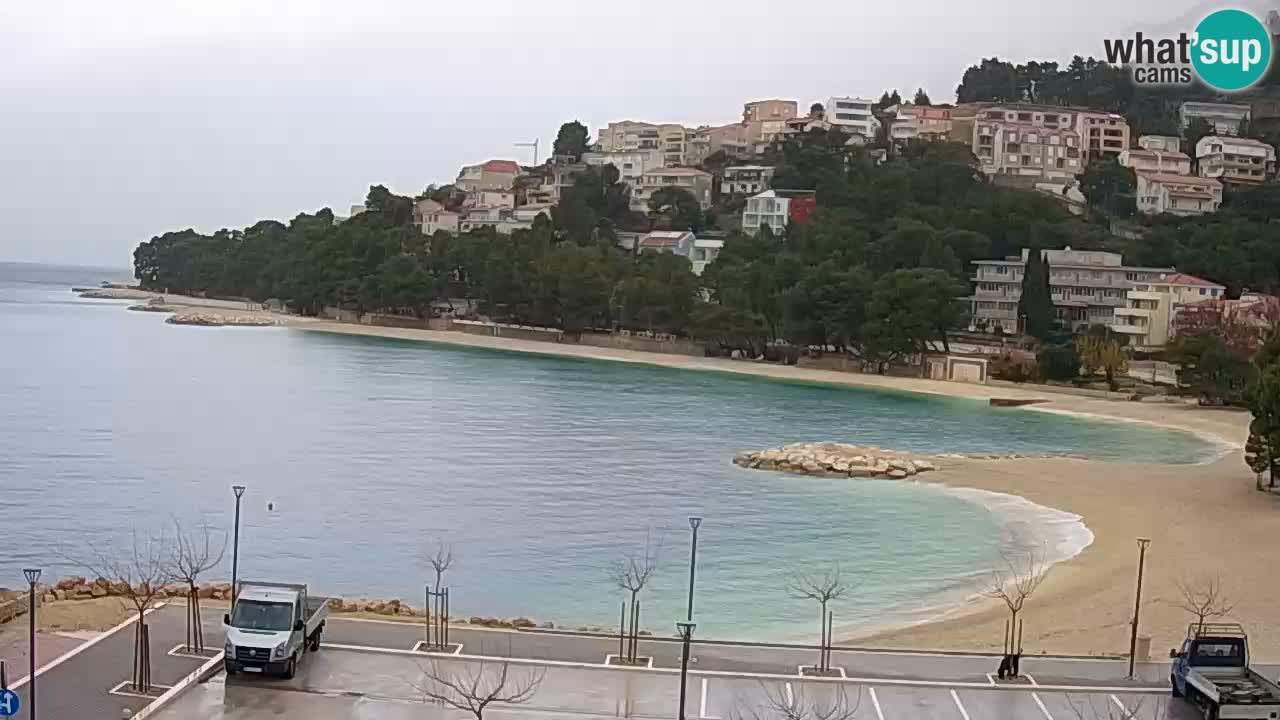 Baška Voda | Podluka beach webcam