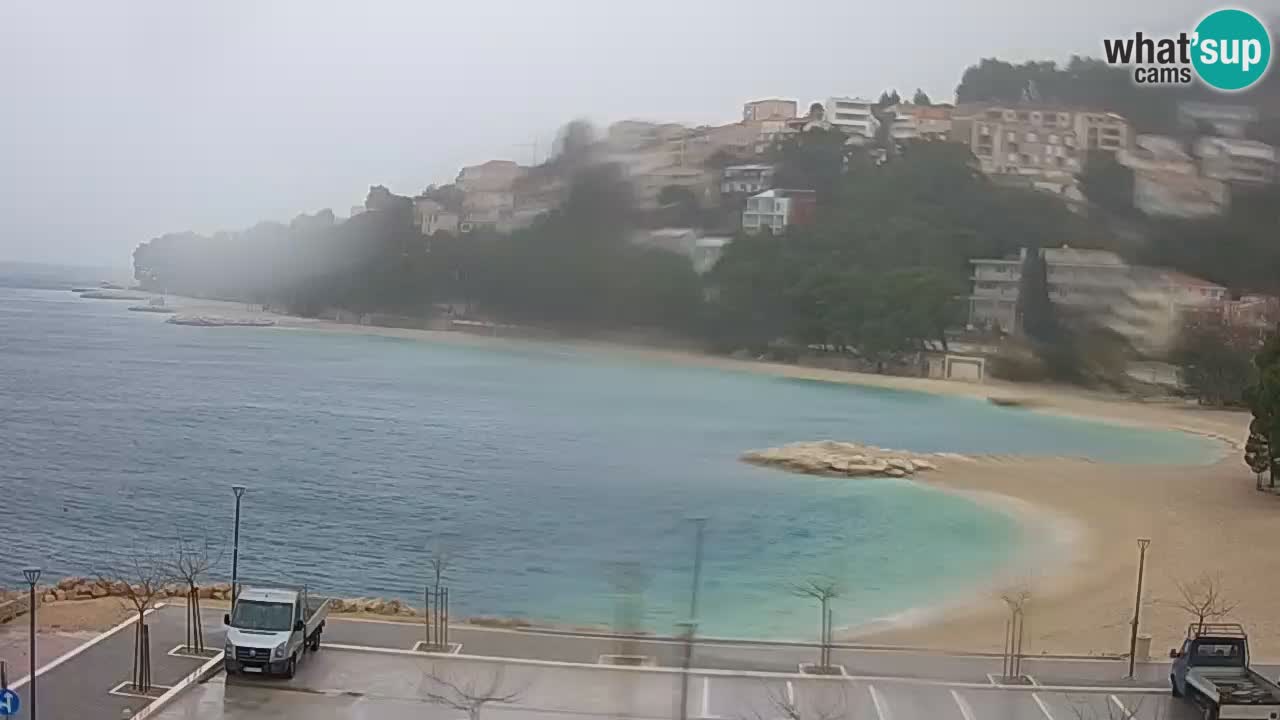 Baška Voda | Podluka beach webcam