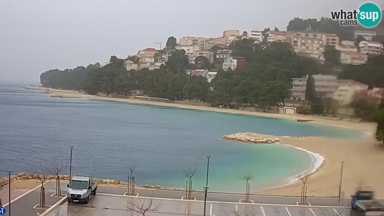 Baška Voda | Podluka beach webcam