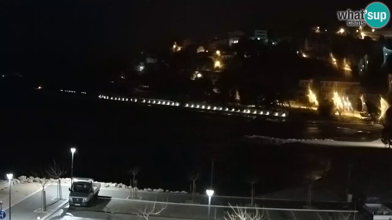 Baška Voda livecam plage Podluka