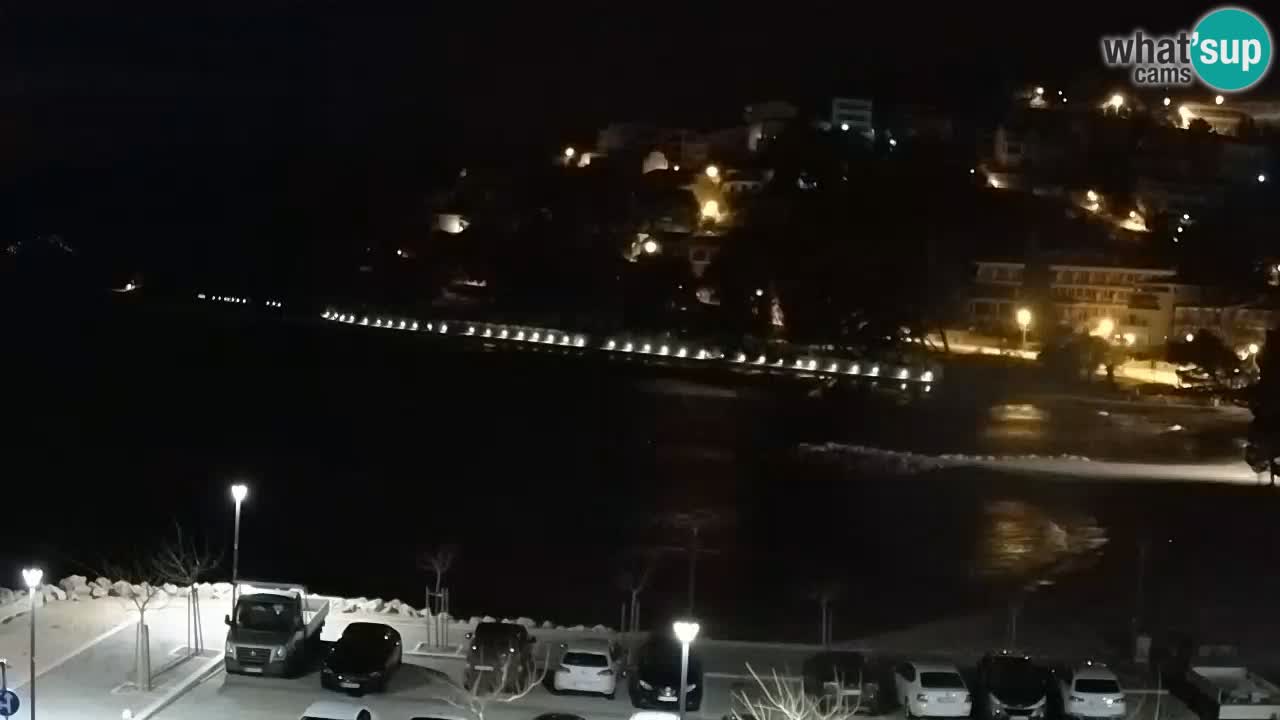 Baška Voda | Podluka beach webcam