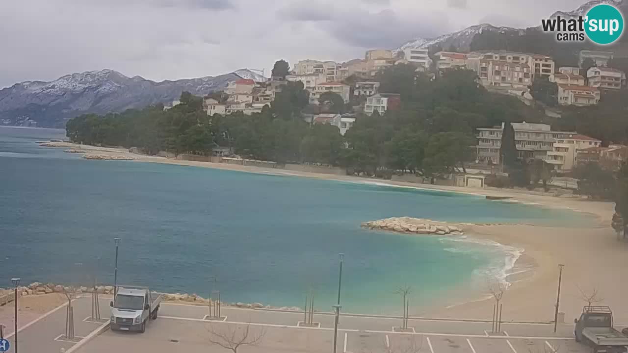 Baška Voda | Podluka beach webcam