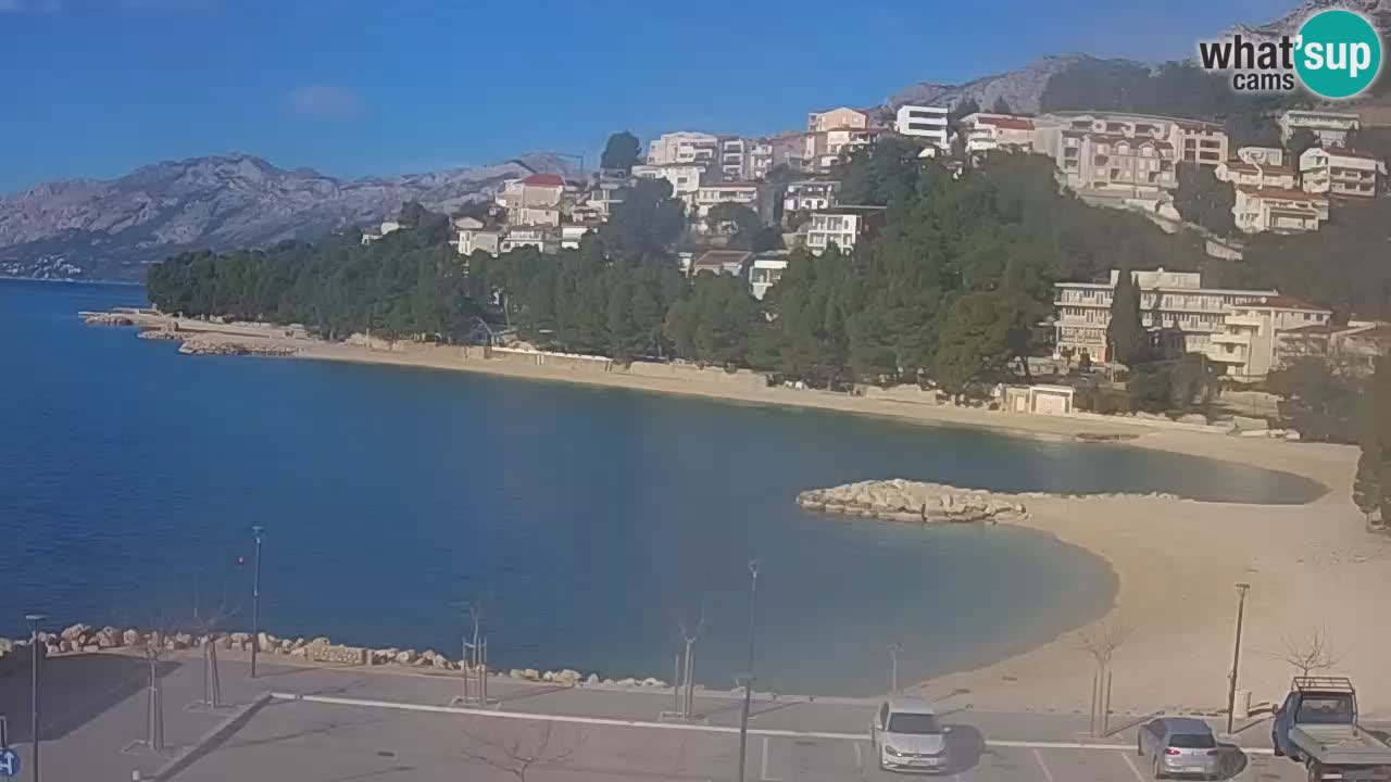 Baška Voda | Podluka beach webcam