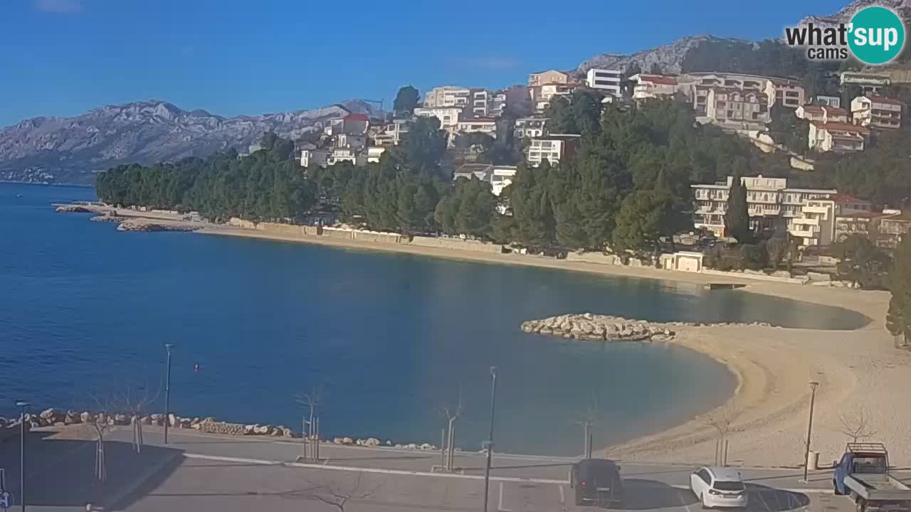 Baška Voda | Podluka beach webcam