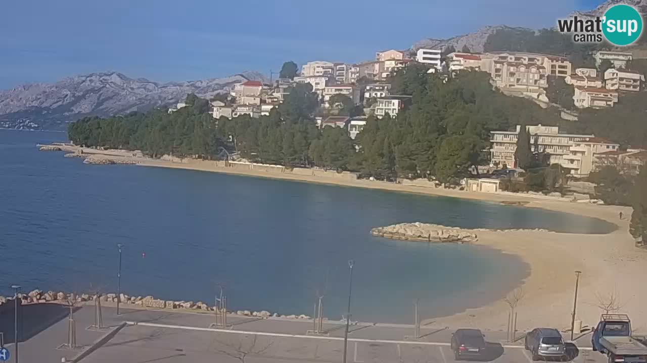 Baška Voda webcam – Podluka beach